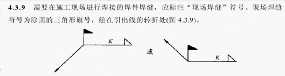 钢结构现场焊缝 符号 