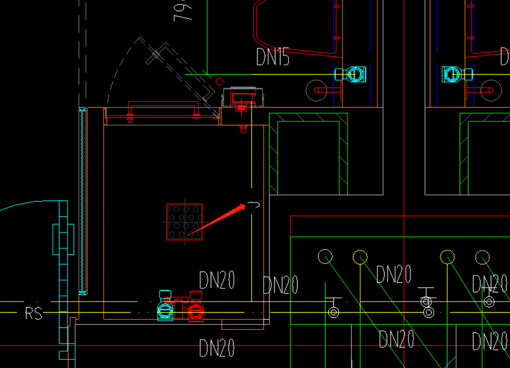 此处水管为DN15 还是DN20？