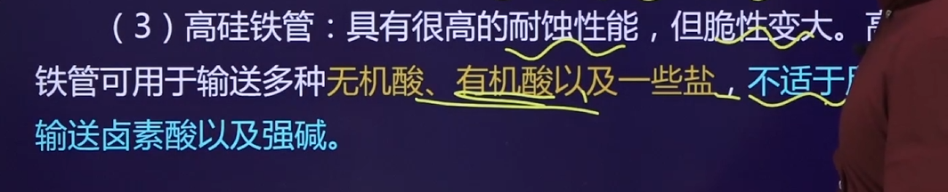 高硅铁管 不适用于_______和______酸